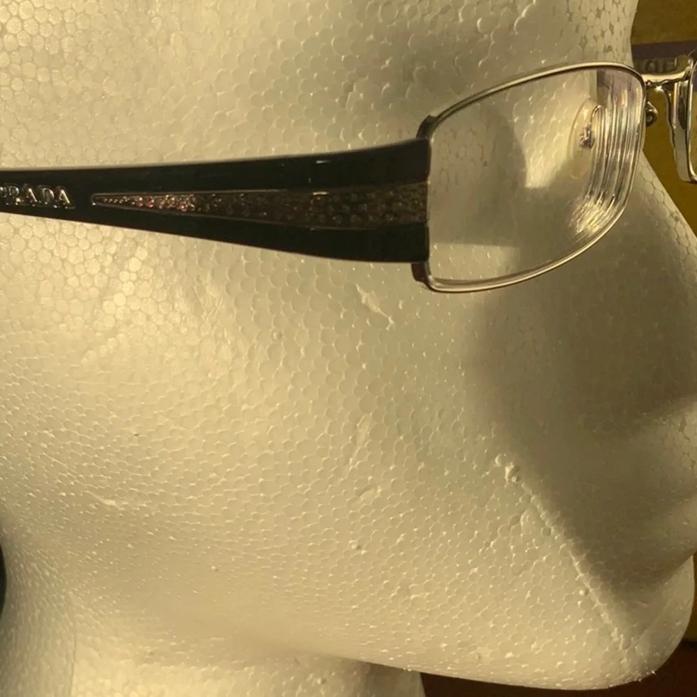 Prada Eyeglass frames, crystals & flex arms - Picture 2 of 7